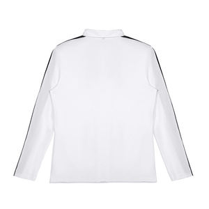 T-shirt décontracté pour homme, col rond, tricoté, respirant, imprimé, anti-boulochage, infroissable, uni sur le devant, collection printemps - Product Image 2
