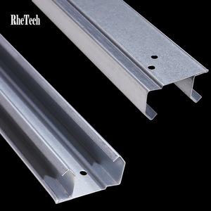 Rhetech thép hiện đại <span class=keywords><strong>Bypass</strong></span> Barn Door phần cứng Kit Trung Quốc sản xuất nội thất cửa trượt màu đen trắng công nghiệp trang trí - Product Image 6