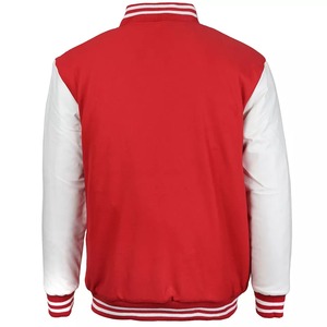 Veste de sport pour homme de haute qualité avec broderie chenille personnalisée, veste en polyester doublée pour homme, coupe classique - Product Image 4