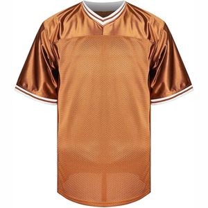 Camiseta de rugby de color y logotipo personalizado, uniforme de fútbol americano de malla de talla grande, camiseta de fútbol americano - Product Image 1