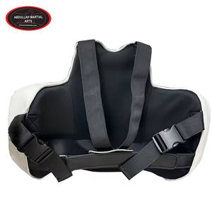ABDULLAH MARTIAL ARTS-Protector de pecho con logotipo personalizado, resistente al desgaste, almohadilla para el vientre de boxeo más gruesa, tarifa al por mayor - Product Image 6