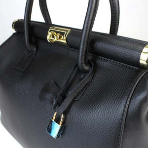 Bolso Estructurado en Cuero Genuino Dollar - Hecho en Italia - Art. 24038 - Product Image 4