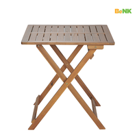 Ensemble de table basse et chaises BeNK en rotin PE moderne avec structure en acier noir, 4 pièces, pour l'intérieur et l'extérieur