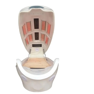 Capsule de sauna à infrarouge pour thérapie par lumière rouge, pod de spa bien-être - Product Image 2