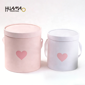 Cubo Redondo para Flores, Caja de Regalo Portátil con Asas para Ramos de Rosas, Centros de Mesa para Bodas y Despedidas de Soltera para Floristas - Product Image 4