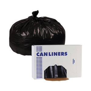 Forros Industriales para Contenedores Planos Boardwalk H8647WKK de 56 Galones, 1.7 Mil, 43 Pulgadas X 47 Pulgadas Negro Grueso 100/Cartón - Product Image 2