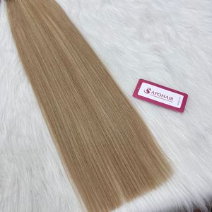 Offre Spéciale naturel Remy cheveux trame Extensions cuticule aligné Balayage vague Style Double dessiné lâche vague profonde perruques - Product Image 6