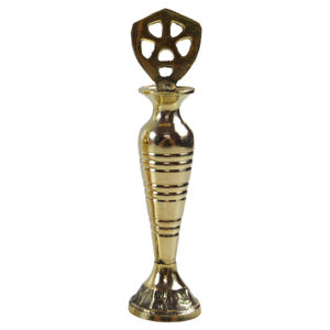 Pot en métal en laiton de meilleure qualité Antiquités indiennes originales Surmadani avec nouveau look-pour les mariages et Noël - Product Image 4