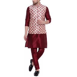 Vente en gros de gilets personnalisés pour hommes nouvellement conçus Slim Fit avec décoration de poche tissu matériel style d'impression à vendre - Product Image 1