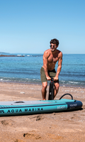 Pompe à air manuelle à haute pression et à sens unique pour le surf Planche gonflable Bateau Waterplay Outils et accessoires de surf