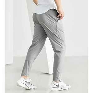 Pantalones de chándal negros de cintura alta personalizables para hombre, pantalones informales con cremallera - Product Image 5
