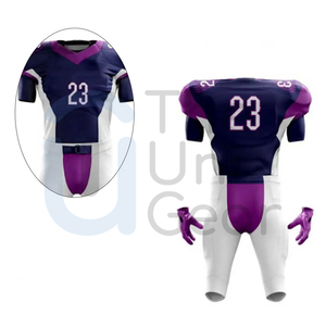 Nueva Llegada: Camisetas y Pantalones de Fútbol Americano para Equipos Unisex - Transpirables, 100% Poliéster, Mangas Cortas, Tallas y Logos Personalizables - Product Image 4