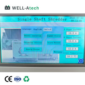Máquina trituradora de un solo eje Virutas de hierro Cartón Madera Botella PET Trituradora de bolsas tejidas para reciclaje - Product Image 5