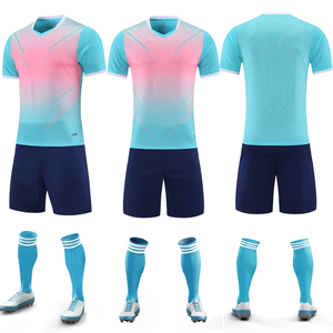 Custom New Design Soccer Wear High Quality Football Uniform Kit Full Set 2025 Adults and <b>Kids</b> Hot Football Jersey - Product Image 1