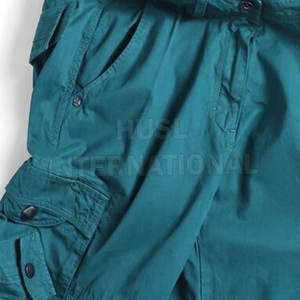 Custom Logo Summer Fitness <b>Cargo</b> <b>Shorts</b> for <b>Men</b> Pure Cotton with Unique Style and Pattern Decoration - Product Image 6