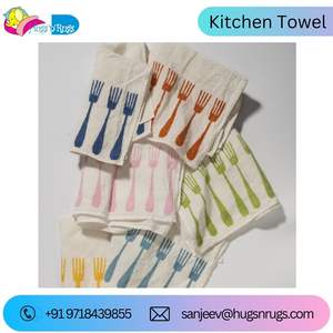 High Quality 100% Cotton Kitchen <b>Towels</b> Woven Technique Skin Friendly Comfortable Quick Dry Pattern From India for <b>Golf</b> - Product Image 6