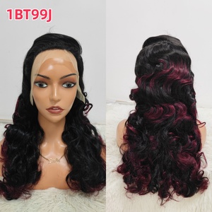 Promotion Letsfly 100 $ - Cheveux naturels 300 % - Cheveux humains 100 % - Perruques frontales en dentelle 13x4 - 22 pouces - Bouclés et rebondissants - 1BT4 #   1B99j #   Vente en gros - Product Image 3