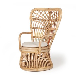 Chaise bébé moderne pour salle à manger en plein air salon parc petit jardin roi chaise en rotin meubles pour enfants quantité minimale de commande bas prix réduit - Product Image 4