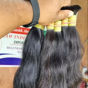 Extensiones de cabello humano Remy individual sedoso recto de la India cabello dibujado de alta calidad - Product Image 1