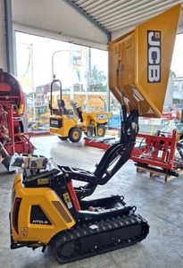 Mini-dumper JCB 4 tonnes, chargeur sur chenilles 4x4, remorque compacte pour travaux de construction et utilisation agricole. - Product Image 6
