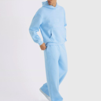 Ensemble de survêtement pour homme, pantalon de survêtement, vêtements d'automne, deux pièces, survêtement évasé, 2025, en matière de qualité supérieure, survêtements pour homme