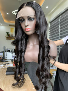 Venta al por mayor caliente 100% cabello humano vietnamita, doble dibujado onda de pelo crudo - Product Image 6