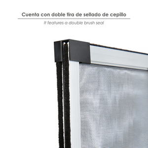 Zanzariera estensibile con telaio in alluminio 75 x 100/192 cm. - Product Image 3