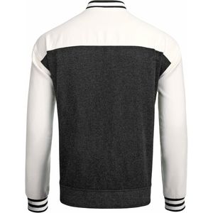 Chaqueta universitaria personalizada OEM, chaqueta bomber gruesa de invierno, unisex, premium, al por mayor, con logotipo bordado, estilo urbano, clásica, duradera - Product Image 4