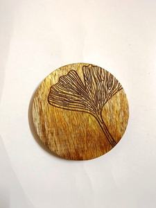 Sous-verres en résine gravée au laser Sous-verres en bois personnalisés avec thèmes d'art et de peinture pour cadeaux et artisanat finis - Product Image 6