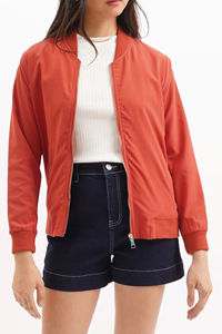 Compre Chaquetas de Moda Personalizadas para Mujer, Talla Grande, Casuales, Impermeables, Ligeras, Cortavientos, Estilo Bomber - Product Image 3