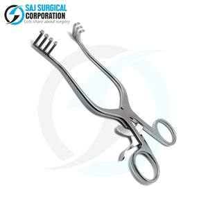 Rétracteur ouest en acier inoxydable avec traitement de surface mat non éblouissant Durable réutilisable pour une microchirurgie à réflexion de lumière réduite - Product Image 1