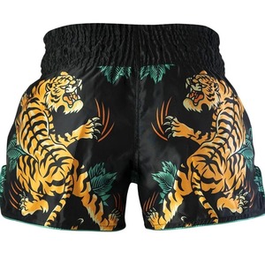 Short de boxe MMA avec logo personnalisé en gros Prix réduit MOQ bas Vêtements de sport pour les arts martiaux avec broderie et sublimation - Product Image 2
