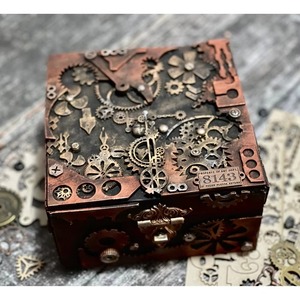 Joyero decorativo de madera Vintage, organizador elegante hecho a mano, perfecto para tocador, dormitorio, oficina y uso de regalos de la India - Product Image 2