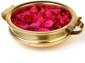 Fabricante de cuencos de pedestal chapados en oro de Metal fundido a mano decorativos, organizador de frutas, verduras, hogar, cocina, decoración, regalo - Product Image 5