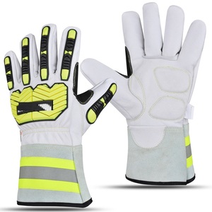 Guantes de Seguridad de Cuero de Alta Calidad, Resistentes, con Textura Completa, Protección Contra Impactos, ANSI CUT Nivel 5, Guantes de Uso General para Petróleo y Gas - Product Image 2