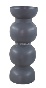 Modern Handcrafted Iron Flower <b>Vase</b> Coastal Design for Weddings Home Decor Bulk Quantity Tabletop IHA24007 - Product Image 4