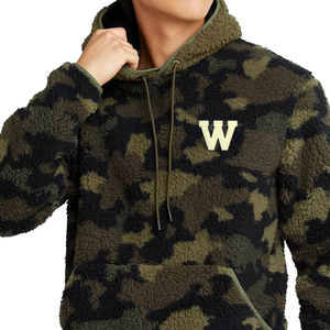 Sweat-shirts Sherpa en coton de qualité supérieure pour hommes, taille plus, vente en gros, broderie de designer, tendance - Product Image 6