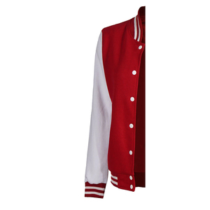 Veste universitaire en cuir véritable sur mesure, vente en gros d'usine, conception OEM, respirante, coupe-vent, haute qualité, broderie sur le devant pour hommes - Product Image 6
