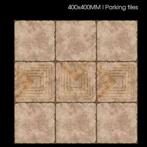 Dalles de stationnement en céramique robustes pour extérieur 40x40 cm 400x400 mm 16x16 pouces, surface mate pour allées et zones de stationnement - Product Image 1