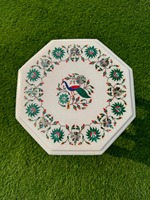 Surface élégante de dessus de table de marbre luxueux de fournisseur indien pour le café ou la console et les tables d'étude disponibles au prix d'usine