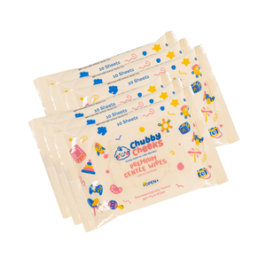 Paquete de toallitas suaves de primera calidad, 10 piezas x 6, certificado HALAL, hecho en Malasia, humedad natural, suave, seguro, sin alcohol, piel sensible - Product Image 1