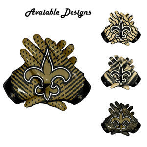 Guantes de fútbol americano con diseño personalizado antideslizante, guantes duraderos de fútbol americano con diseño hecho en fábrica - Product Image 2