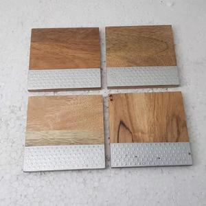 Nuevo mejor diseño Metal Mango madera posavasos hecho a mano madera posavasos Metal bebida esteras Coaste - Product Image 5