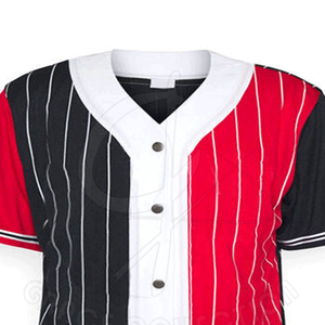 ชุดกีฬาล่าสุด ระบายอากาศได้ดี ซับเหงื่อ ชุดเสื้อเจอร์ซีย์พิมพ์ลายพร้อมกางเกง  สามารถปรับแต่งสีได้ แห้งเร็ว แบบซับลิเมชั่น สำหรับเบสบอล - Product Image 5