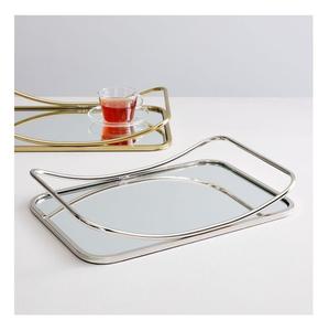 Bandeja de Metal Ecológica de Lujo, Bandeja Rectangular para Servir Aperitivos y Postres - Product Image 5