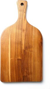 Planche à découper en bois d'acacia massif XWOOD, grain de bois, base stable antidérapante pour ustensiles de cuisine professionnels haute performance - Product Image 6