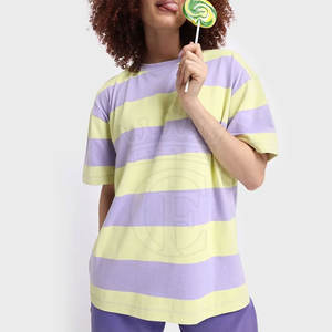 Venta al por mayor tasa camiseta mujer 100% algodón cuello redondo diseño personalizado OEM Logo personalizado Color diseño mujer camiseta - Product Image 1