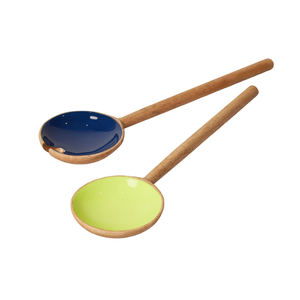 Cuchara de Servir de Madera Industrial Moderna, Hecha a Mano con Madera Natural Ecológica, Apta para Lavavajillas, Juego de Cubiertos con Diseño Colorido - Product Image 3