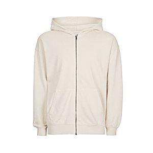 Pull-over en polaire oversize avec logo personnalisé pour hommes, sweat-shirt à capuche avec motif imprimé brodé, col à capuche pour l'hiver - Product Image 4