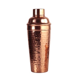 Impresionante Coctelera Plateada Reutilizable para Restaurantes y Bares, Mezclador de Barra de Metal Martillado con Diamantes para Hoteles y Clubes - Product Image 3